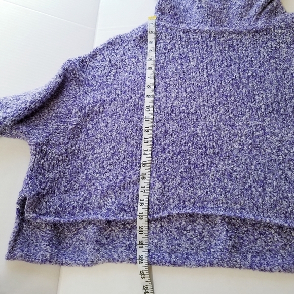 NEW Free People | Grape Hyacinth Turtleneck Crop Sweater S‎ - Picture 5 of 8